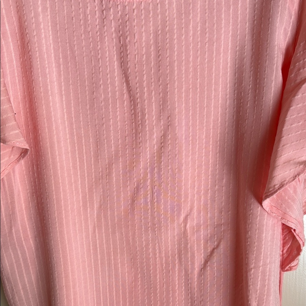 Pink Ruffle Sleeve Top - Picture 2 of 3